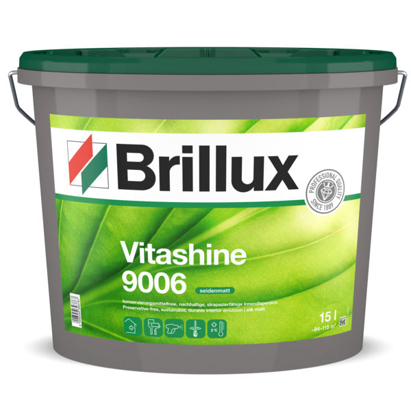 Brillux Vitashine 9006 weiß 15 l