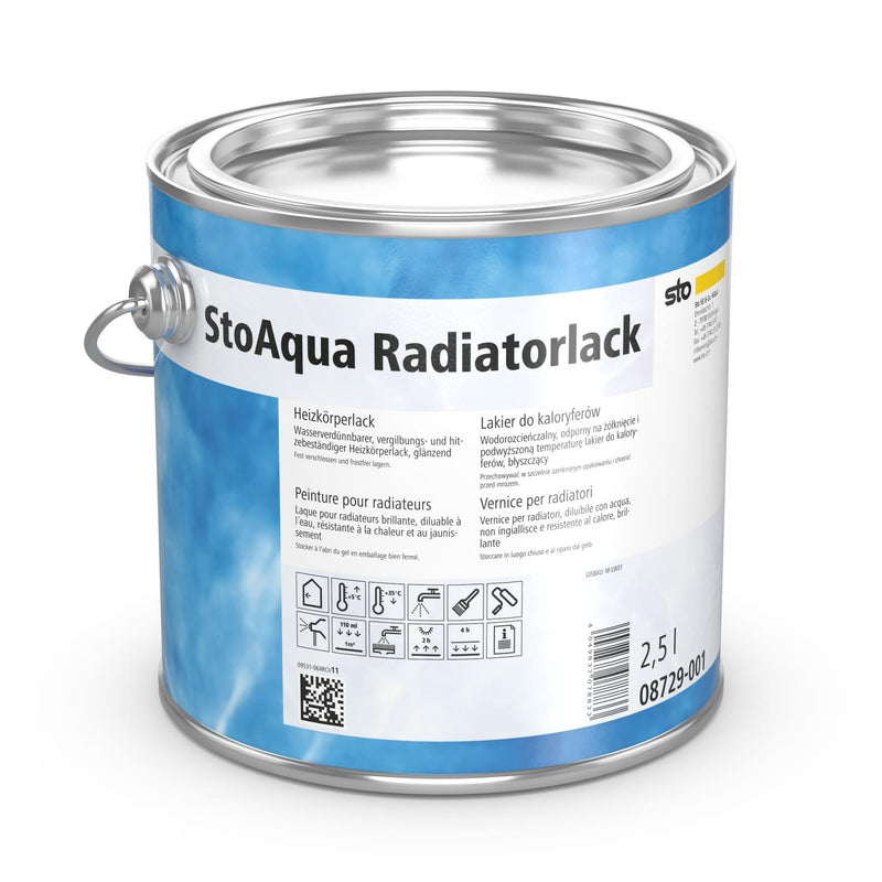 StoAqua Radiatorlack 2,5 L weiß