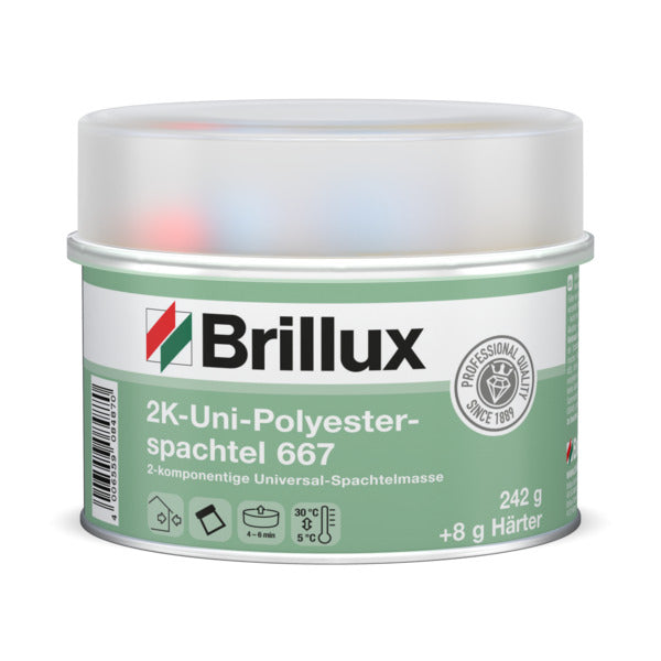 Brillux 2-K Uni Polyesterspachtel 667  inkl. Härter