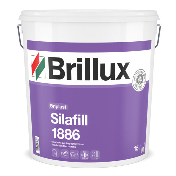 Brillux Silafill 1886 weiß Leichtspachtel bis 6 mm 15 l
