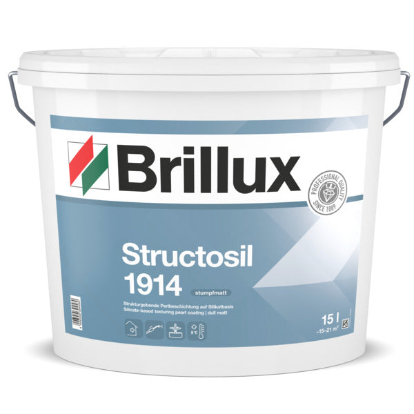 Brillux Structosil 1914 Silikat-Innenfarbe weiß 15 l