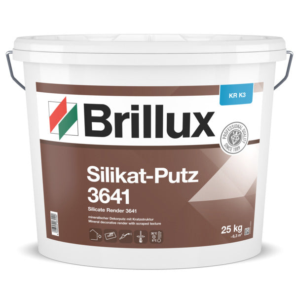 Brillux Silikat-Putz KR K3 3641 weiß mit Protect-Ausstattung 25 kg