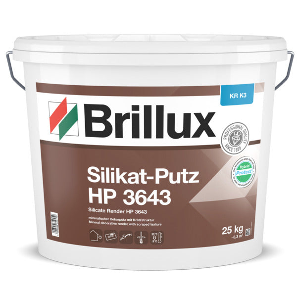 Brillux Silikat-Putz HP KR K3 3643 weiß 25 kg