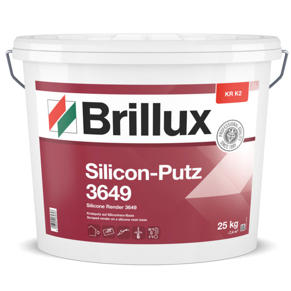 Brillux Silicon-Putz KR K2 3649 mit Protect-Ausstattung 25 kg