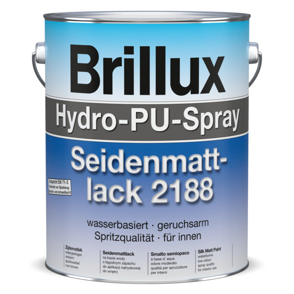 Brillux Hydro-PU-Spray Seidenmattlack 2188 | 5 l