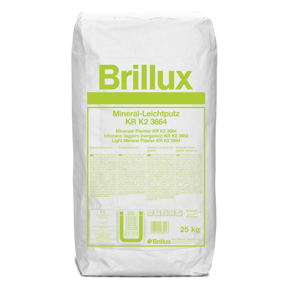 Brillux Mineral-Leichtputz KR K2 3664 weiß 25 kg